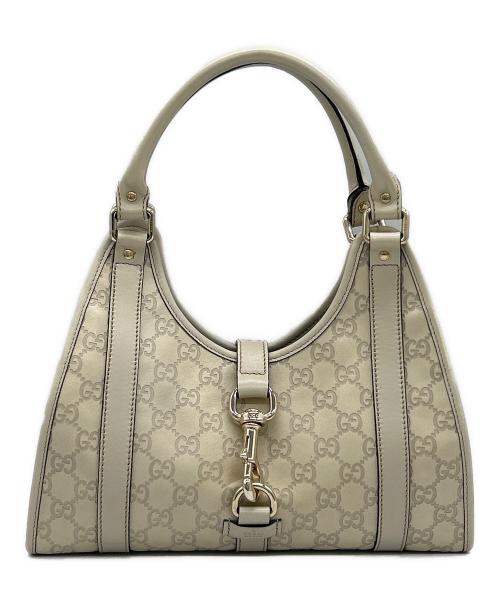 GUCCI（グッチ）GUCCI (グッチ) ハンドバッグ アイボリーの古着・服飾アイテム