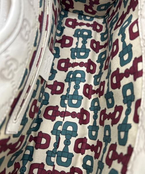 GUCCI（グッチ）GUCCI (グッチ) ハンドバッグ アイボリーの古着・服飾アイテム