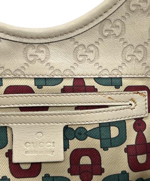 GUCCI（グッチ）GUCCI (グッチ) ハンドバッグ アイボリーの古着・服飾アイテム