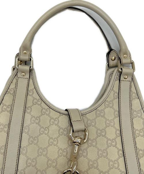 GUCCI（グッチ）GUCCI (グッチ) ハンドバッグ アイボリーの古着・服飾アイテム