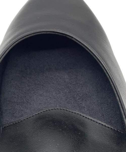 asics（アシックス）asics (アシックス) ヒールパンプス/ペダラ ブラック サイズ:24　1/2の古着・服飾アイテム