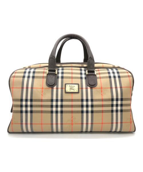 Burberry's（バーバリー）Burberry's (バーバリーズ) ボストンバッグ ベージュの古着・服飾アイテム