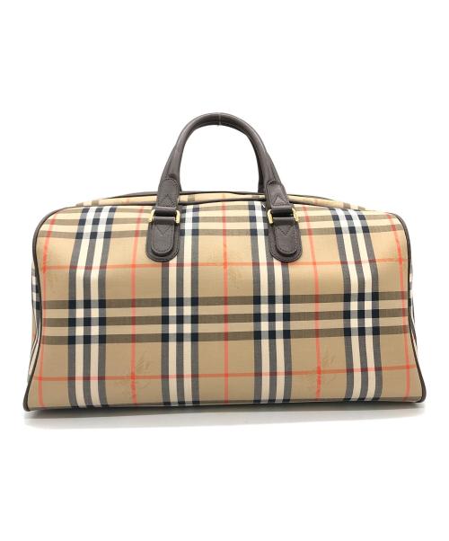 Burberry's（バーバリー）Burberry's (バーバリーズ) ボストンバッグ ベージュの古着・服飾アイテム