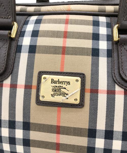 Burberry's（バーバリー）Burberry's (バーバリーズ) ボストンバッグ ベージュの古着・服飾アイテム