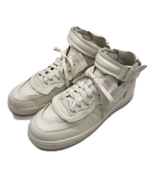 NIKE（ナイキ）NIKE (ナイキ) COMME des GARCONS HOMME PLUS (コムデギャルソンオムプリュス) ハイカットスニーカー ホワイト サイズ:28㎝の古着・服飾アイテム