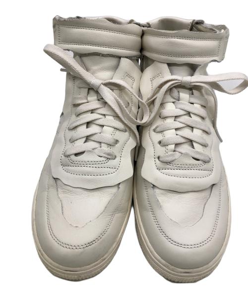 NIKE（ナイキ）NIKE (ナイキ) COMME des GARCONS HOMME PLUS (コムデギャルソンオムプリュス) ハイカットスニーカー ホワイト サイズ:28㎝の古着・服飾アイテム
