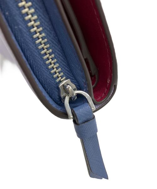 Kate Spade（ケイトスペード）Kate Spade (ケイトスペード) 2つ折り財布 ラベンダー×ブルーの古着・服飾アイテム