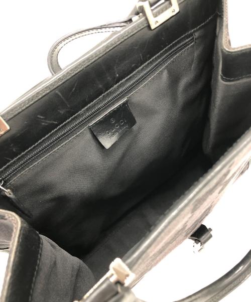 GUCCI（グッチ）GUCCI (グッチ) ハンドバッグ ブラックの古着・服飾アイテム