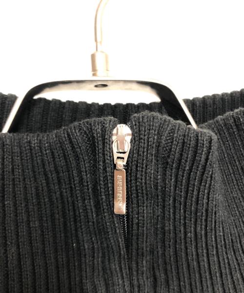 BURBERRY BLACK LABEL（バーバリーブラックレーベル）BURBERRY BLACK LABEL (バーバリーブラックレーベル) 厚手ニット ブラック×ベージュ サイズ:SIZE 2の古着・服飾アイテム
