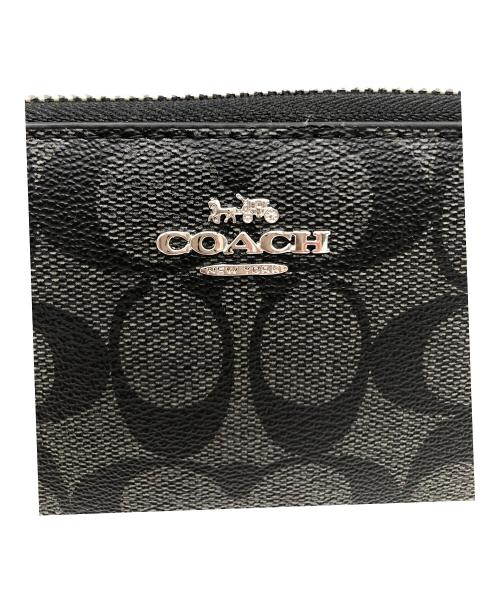 COACH（コーチ）COACH (コーチ) ラロング ジップ アラウンド ウォレット ブラックの古着・服飾アイテム