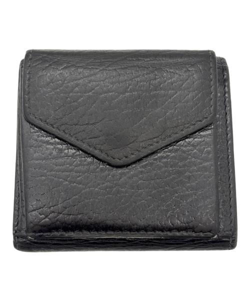 Maison Margiela（メゾンマルジェラ）Maison Margiela (メゾンマルジェラ) 3つ折り財布 ブラックの古着・服飾アイテム