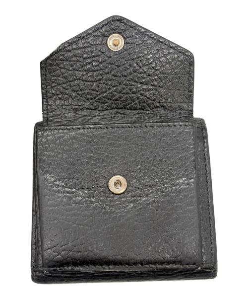 Maison Margiela（メゾンマルジェラ）Maison Margiela (メゾンマルジェラ) 3つ折り財布 ブラックの古着・服飾アイテム