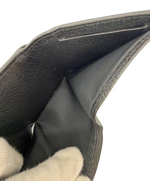 Maison Margiela（メゾンマルジェラ）Maison Margiela (メゾンマルジェラ) 3つ折り財布 ブラックの古着・服飾アイテム