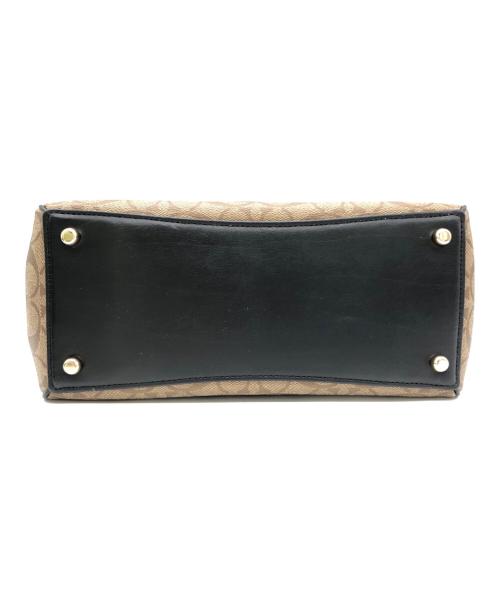 COACH（コーチ）COACH (コーチ) 2WAYショルダーバッグ ブラウン×ブラックの古着・服飾アイテム