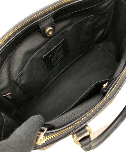 COACH（コーチ）COACH (コーチ) 2WAYショルダーバッグ ブラウン×ブラックの古着・服飾アイテム