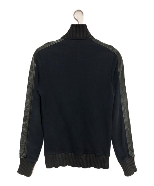 DOLCE & GABBANA（ドルチェ＆ガッバーナ）DOLCE & GABBANA (ドルチェ＆ガッバーナ) ラムスキンレザージャケット ブラック サイズ:SIZE 48の古着・服飾アイテム