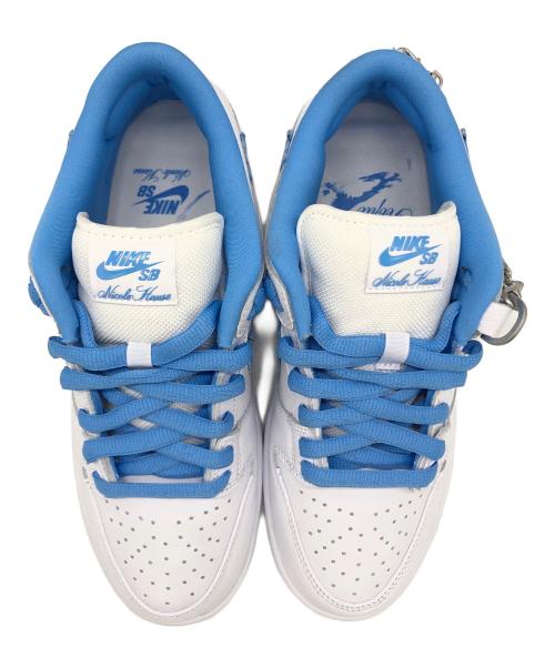 NIKE SB（ナイキエスビー）NIKE SB (ナイキエスビー) Nicole Hause (ニコール ハウゼ) ローカットスニーカー ホワイト×ブルー サイズ:26㎝の古着・服飾アイテム