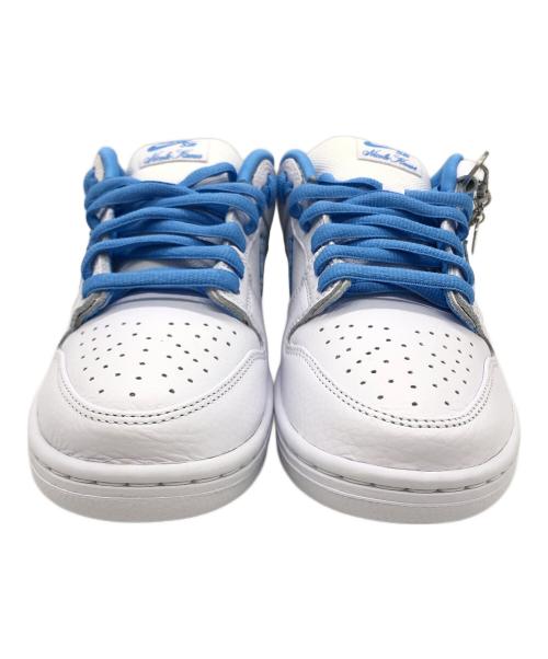 NIKE SB（ナイキエスビー）NIKE SB (ナイキエスビー) Nicole Hause (ニコール ハウゼ) ローカットスニーカー ホワイト×ブルー サイズ:26㎝の古着・服飾アイテム