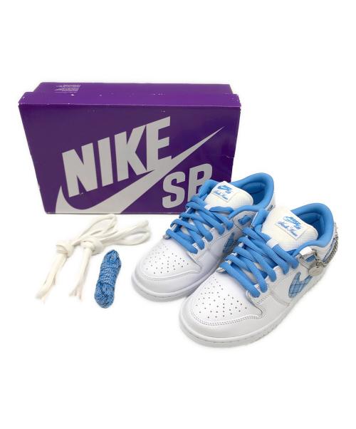 NIKE SB（ナイキエスビー）NIKE SB (ナイキエスビー) Nicole Hause (ニコール ハウゼ) ローカットスニーカー ホワイト×ブルー サイズ:26㎝の古着・服飾アイテム
