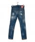 DSQUARED2 (ディースクエアード) デニムパンツ インディゴ サイズ:SIZE 42（xs）：12000円