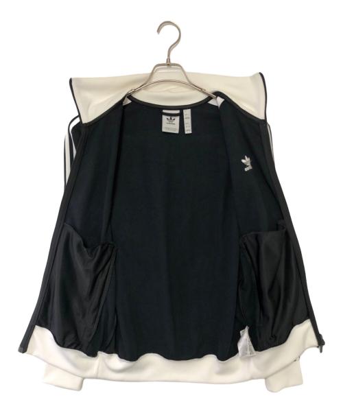 adidas（アディダス）adidas (アディダス) トラックジャケット ブラック×ホワイト サイズ:Mの古着・服飾アイテム
