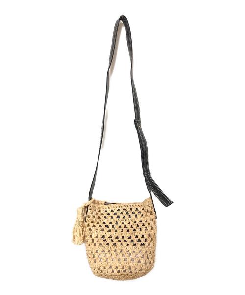 STELLA McCARTNEY（ステラマッカートニー）STELLA McCARTNEY (ステラマッカートニー) カゴバッグ ナチュラル×ブラックの古着・服飾アイテム