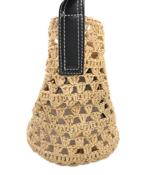 STELLA McCARTNEY（ステラマッカートニー）STELLA McCARTNEY (ステラマッカートニー) カゴバッグ ナチュラル×ブラックの古着・服飾アイテム