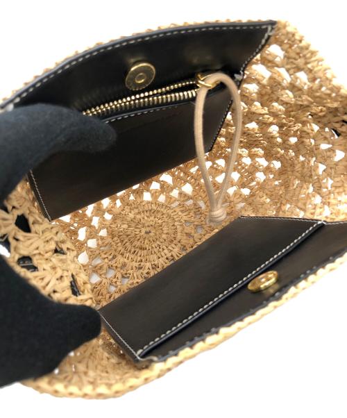 STELLA McCARTNEY（ステラマッカートニー）STELLA McCARTNEY (ステラマッカートニー) カゴバッグ ナチュラル×ブラックの古着・服飾アイテム