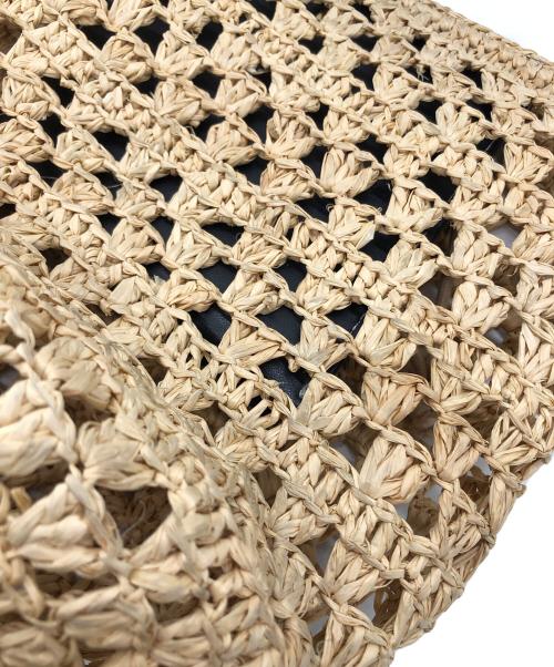 STELLA McCARTNEY（ステラマッカートニー）STELLA McCARTNEY (ステラマッカートニー) カゴバッグ ナチュラル×ブラックの古着・服飾アイテム