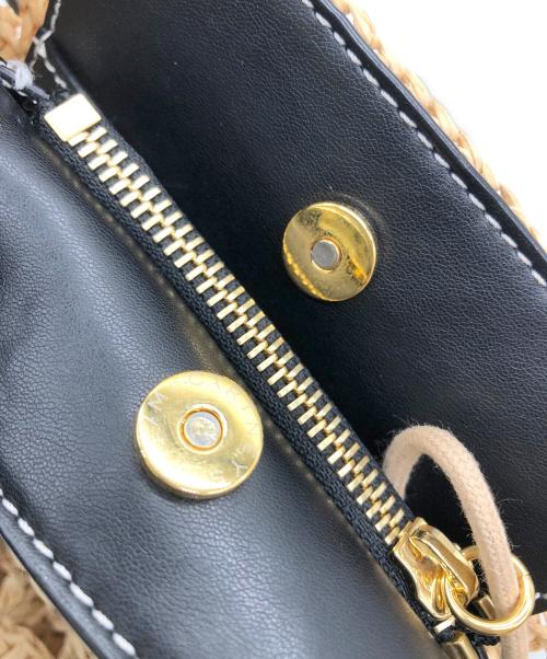 STELLA McCARTNEY（ステラマッカートニー）STELLA McCARTNEY (ステラマッカートニー) カゴバッグ ナチュラル×ブラックの古着・服飾アイテム