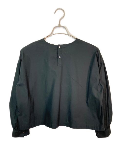 mizuiro-ind（ミズイロインド）mizuiro-ind (ミズイロインド) 長袖ブラウス ブラック サイズ:表記なしの古着・服飾アイテム