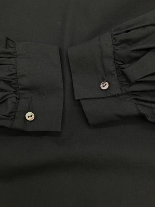 mizuiro-ind（ミズイロインド）mizuiro-ind (ミズイロインド) 長袖ブラウス ブラック サイズ:表記なしの古着・服飾アイテム