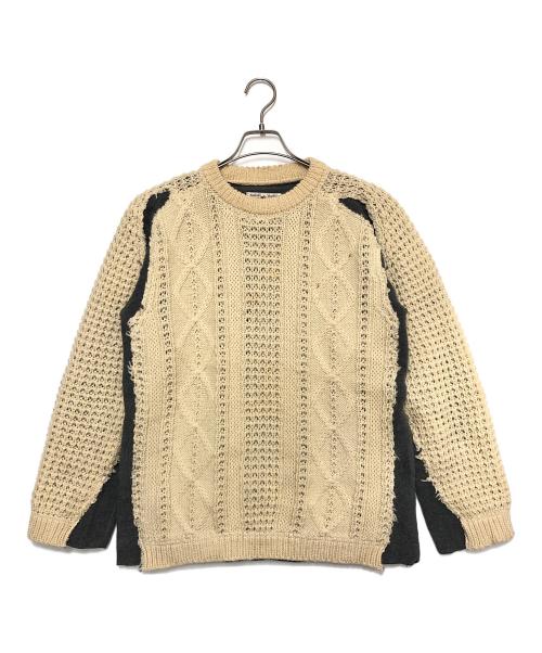 Rebuild by Needles（リビルドバイニードルス）Rebuild by Needles (リビルドバイニードルス) 厚手ニット アイボリー サイズ:XSの古着・服飾アイテム