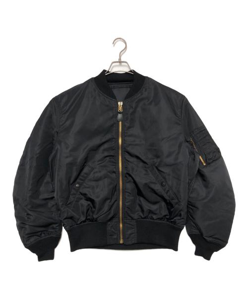 AVIREX7522（アビレックス7522）AVIREX7522 (アビレックス7522) MA-1ジャケット ブラック サイズ:Ｌの古着・服飾アイテム