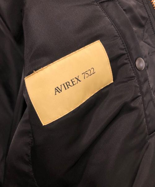 AVIREX7522（アビレックス7522）AVIREX7522 (アビレックス7522) MA-1ジャケット ブラック サイズ:Ｌの古着・服飾アイテム