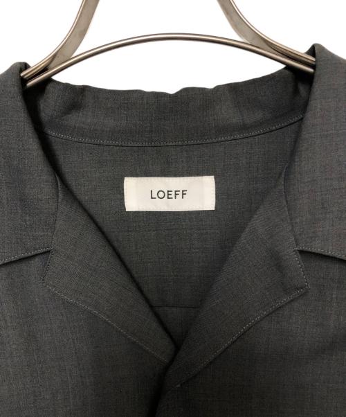 LOEFF（ロエフ）LOEFF (ロエフ) 半袖シャツ グレー サイズ:Mの古着・服飾アイテム
