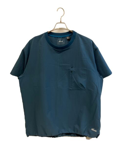 NANGA（ナンガ）NANGA (ナンガ) 半袖Tシャツ ブルー サイズ:Lの古着・服飾アイテム