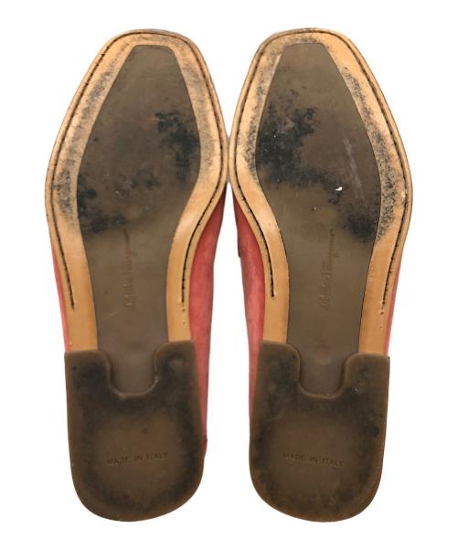 Salvatore Ferragamo（サルヴァトーレ フェラガモ）Salvatore Ferragamo (サルヴァトーレ フェラガモ) ローファー ピンク サイズ:26.5㎝の古着・服飾アイテム