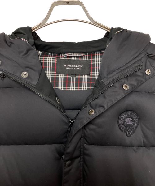 BURBERRY BLACK LABEL（バーバリーブラックレーベル）BURBERRY BLACK LABEL (バーバリーブラックレーベル) ダウンジャケット ブラック サイズ:Ｌの古着・服飾アイテム