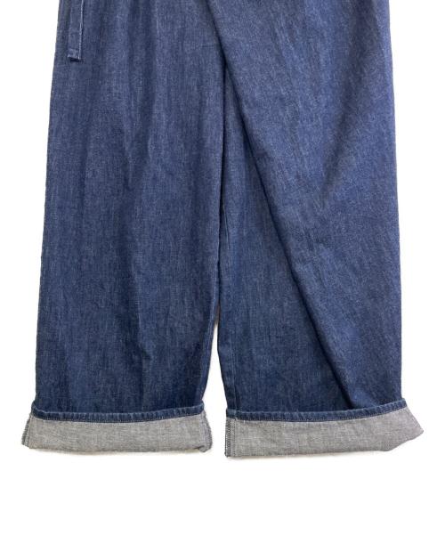 STEVEN ALAN（スティーブンアラン）STEVEN ALAN (スティーブンアラン) DENIM CROSS OVER PANTS インディゴ サイズ:Mの古着・服飾アイテム