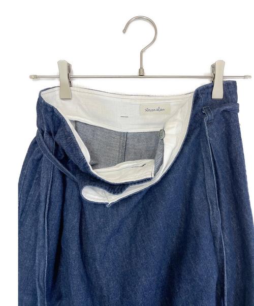 STEVEN ALAN（スティーブンアラン）STEVEN ALAN (スティーブンアラン) DENIM CROSS OVER PANTS インディゴ サイズ:Mの古着・服飾アイテム