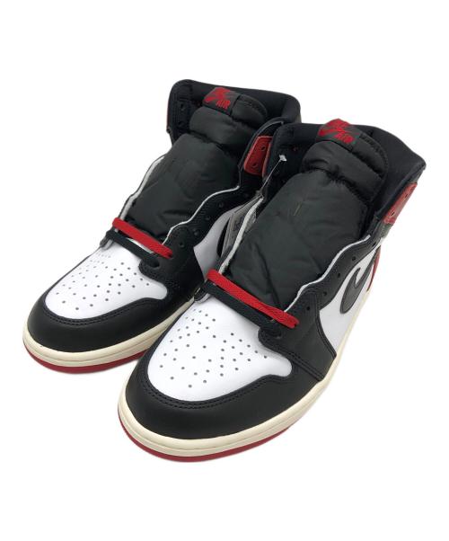 NIKE（ナイキ）NIKE (ナイキ) AIR JORDAN 1 RETRO HIGH OG ホワイト×ブラック×レッド サイズ:29㎝の古着・服飾アイテム