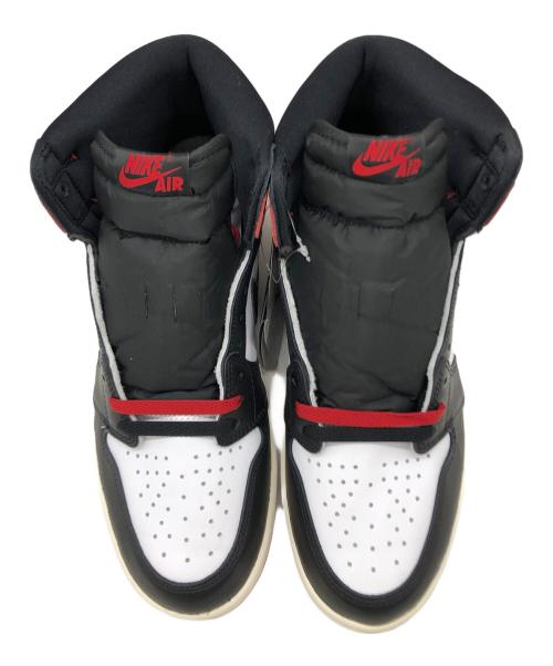 NIKE（ナイキ）NIKE (ナイキ) AIR JORDAN 1 RETRO HIGH OG ホワイト×ブラック×レッド サイズ:29㎝の古着・服飾アイテム