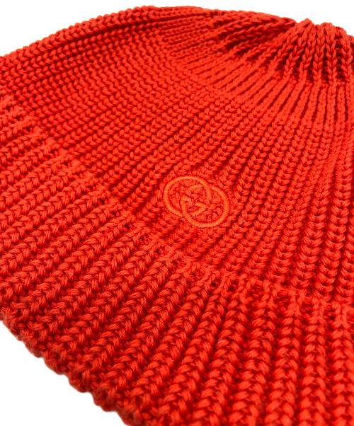 GUCCI（グッチ）GUCCI (グッチ) ニット帽 レッド サイズ:Mの古着・服飾アイテム