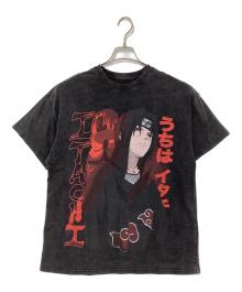 GOAT CREW（ゴートクルー）の古着「うちはイタチ プリントTシャツ」｜ブラック