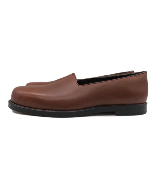 PADRONE（パドローネ）PADRONE (パドローネ) STUDIOUS (ステュディオス) 別注スリッポンシューズ ブラウン サイズ:SIZE 40の古着・服飾アイテム