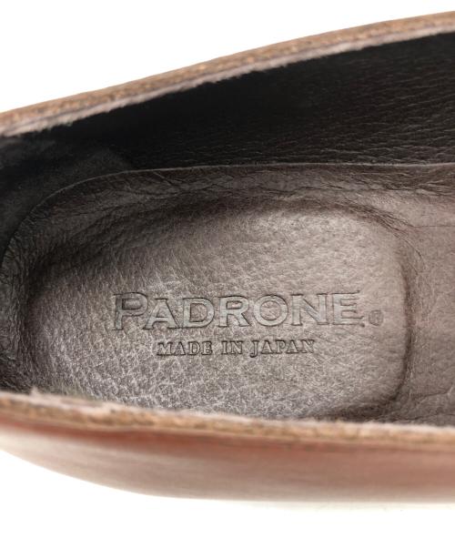 PADRONE（パドローネ）PADRONE (パドローネ) STUDIOUS (ステュディオス) 別注スリッポンシューズ ブラウン サイズ:SIZE 40の古着・服飾アイテム