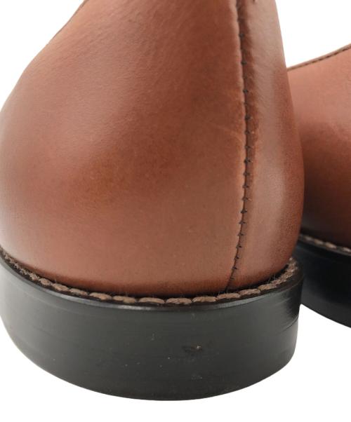 PADRONE（パドローネ）PADRONE (パドローネ) STUDIOUS (ステュディオス) 別注スリッポンシューズ ブラウン サイズ:SIZE 40の古着・服飾アイテム