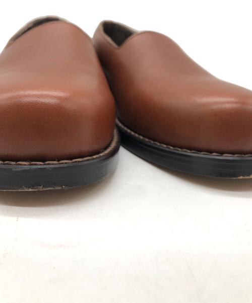 PADRONE（パドローネ）PADRONE (パドローネ) STUDIOUS (ステュディオス) 別注スリッポンシューズ ブラウン サイズ:SIZE 40の古着・服飾アイテム