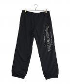 SUPREMEシュプリーム）の古着「side logo track pant（サイド・ロゴ・トラック・パンツ）」｜ブラック×ホワイト